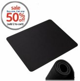 ComfortGrip Mouse Pad with Stitched Edges and Non-Slip Rubber Base