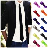 Solid Slim Necktie