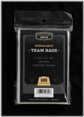 Team-Safe Resealable Card Sleeves for Sports Trading Cards - Pack of 1000