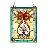 Vibrant Glass Medallion Suncatcher