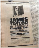 James Taylor Women's Rights Rally Poster