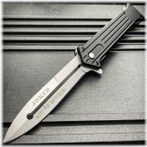 Sleek Blade Spring-Assisted Folding Knife