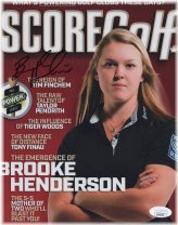 Golf Legends Collection: Brooke Henderson Autographed Magazine Cover
