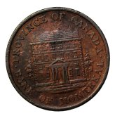 Montreal Bank Halfpenny Token - Breton-527 PC-1b6