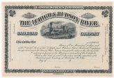 Lehigh & Hudson River Railroad Company Stock Certificate - New Jersey
