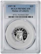 1997 American Platinum Eagle PR70DCAM PCGS