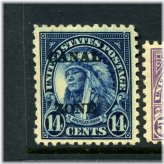 American Indian Overprint Mint Stamp