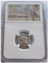 Antonius Balbus Denarius - Jupiter/Victory