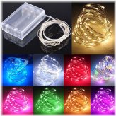 Radiant Glow String Lights with Remote for Weddings, Holidays, and Parties