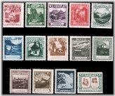 Liechtenstein Scenic Views Royal Couple Stamp Set