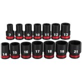 Precision Metric Impact Socket Kit - 14 Pieces