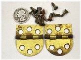 Brass Support Board Hinges and Screws for Vintage Singer Sewing Machines