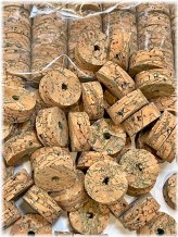 River Burl Green Cork Rings