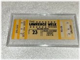 Vintage Lawrence Welk Show 1977 Concert Ticket - Selland Arena Fresno, CA
