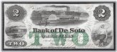 De Soto Nebraska Obsolete Currency Note