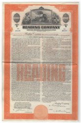Reading Company Bond Set
