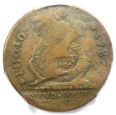 Colonial Copper Fugio Cent - PCGS Certified