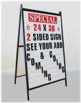 The Message Master A-Frame Sign
