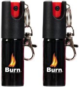 BURN Pepper Spray Keychain Duo