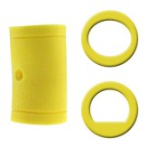 Turbo Grips Bowling Finger Inserts - Quad Classic Yellow (10 Pack)