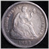 Liberty's Silver Legacy: 1868-S Seated Half Dime