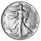 1944 Liberty Half Dollar in Almost Uncirculated Condition