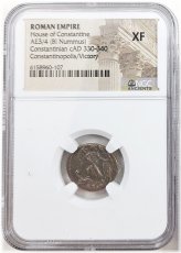 Constantinian Victory Guardian Angel Bronze Coin