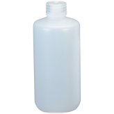 White Round Nalgene Storage Bottle