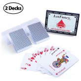 Waterproof Poker Decks with Protective Cases