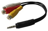 TRRS to RCA Audio & Video Adapter Cable