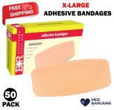 X-Large Flexible Adhesive Bandages - 50 Pack