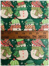 Retro Snowman Scarf Wrapping Paper Collection