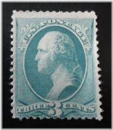 George Washington 1881 Blue-Green Stamp