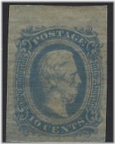 CSA Stamp #11 - Thin Paper - Mint OG Hinged - VF / XF