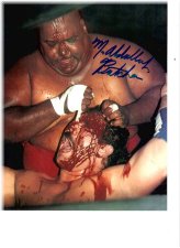 Abdullah The Butcher Autographed 8X10 Photo with COA