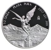 2017 Mexican Silver Libertad Half Onza Proof