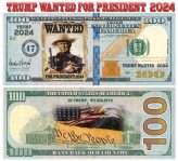 Presidential Parody Paper Bills Set