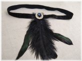 Raven's Winged Brooch Headband
