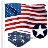 Heritage Stars & Stripes Embroidered Flag
