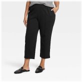 ComfortFit Knit Ankle Pants