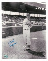 Vintage LA Dodgers Autographed Photo by Chuck Essegian
