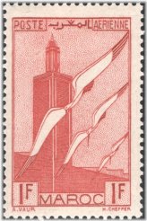 Storks and Minarets of French Morocco Stamp Set