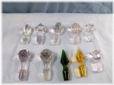Glass Perfume Bottle Stopper Set