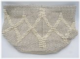 Metallic Wool Woven Nursery Basket