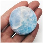 Madagascar Blue Calcite Palm Stone