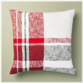 Cozy Holiday Plaid Pillow
