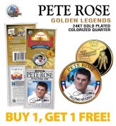 Ohio State Quarter Coin with Pete Rose's Golden Legacy