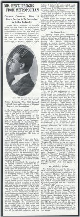Vintage Article on Met Opera Resignation Letters