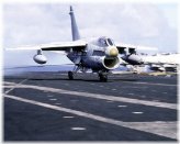 Cold War Era US Navy Attack Squadron 147 A-7E Corsair II Photograph