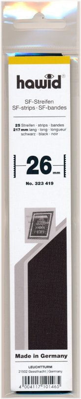 Stamp Secure 26 Black Strip - Pack of 25